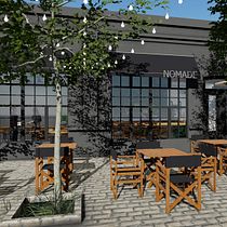 Proyecto del curso: Diseño de interiores para restaurantes. Projekt z dziedziny Animacje 3D i  Architektura użytkownika Vanina Alejandra Ghisolfo - 31.03.2020