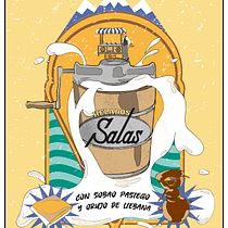 Helados SALAS. Traditional illustration project by Au PTZ - 03.31.2020