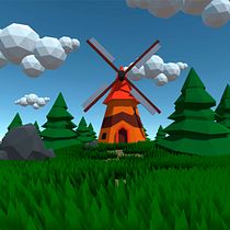 Meu projeto do curso: Modelagem de cenários low poly para vídeo games. 3D Modeling project by Willamis Rodrigues - 04.06.2020