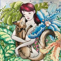 My project in Botanic Animal House: Watercolour, Ink and Graphite course. Traditional illustration project by Sara - 04.01.2020