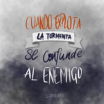 Lettering Procreate - La tormenta (Sidecars). Un projet de Lettering numérique de Lucía Marín López - 01.04.2020