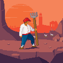 Mi Proyecto del curso: Introducción al diseño de personajes en pixel art. Un projet de Animation, Conception de personnages, Conception de jeux vidéo , et Pixel art de Gemel Aixut - 01.04.2020