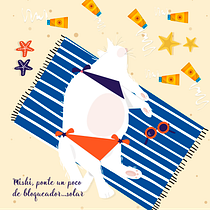 Mishi, ponte un poco de bloqueador... solar. Character Design project by Alma Laura Hernández Mendoza - 04.01.2020