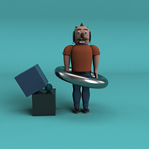 Mi Proyecto del curso: Diseño de personajes en Cinema 4D: del boceto a la impresión 3D. Een project van  3D-ontwerp van Alexander Moreno - 15.05.2020
