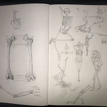 Mi Proyecto del curso: Dibujo anatómico para principiantes. Sketching project by girottysepulveda - 04.02.2020