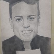 Meu projeto do curso: Retrato realista com lápis grafite. Desenho realista projeto de railtonescobar - 02.04.2020