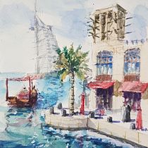 My project in Architectural Sketching with Watercolor and Ink course. Ilustração arquitetônica projeto de a2javillo - 24.07.2020