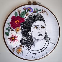 Mi Proyecto del curso: Creación de retratos bordados. Traditional illustration project by María Maré - 04.02.2020