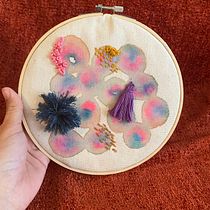 Mi Proyecto del curso: Técnicas básicas de bordado y acuarela. Un progetto di Ricamo e Pittura ad acquerello di laurimar_mendoza - 02.04.2020
