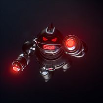 Mi Proyecto del curso: Composiciones con Cinema 4D y OctaneRender - Happy/Angry Bot. 3D project by Juan Delgado - 04.02.2020