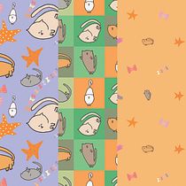 My project in Illustrated Pattern Design course. Thank you, Ana!. Pattern Design project by Ausra Barysiene - 04.03.2020