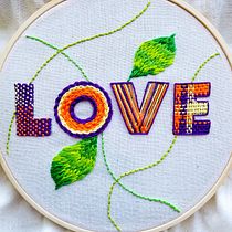 Mi Proyecto del curso: Letras bordadas: el hilo como herramienta gráfica. Sewing project by Gaby Blazquez - 04.04.2020