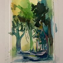 Meu projeto do curso: Técnicas experimentais de aquarela para principiantes . Watercolor Painting project by Leo Souza Rodrigues - 04.03.2020
