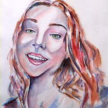 Mi Proyecto del curso: Retrato artístico en acuarela. Watercolor Painting project by Regina Vaquero - 04.03.2020