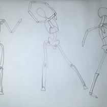 Mi Proyecto del curso: Dibujo anatómico para principiantes. Drawing project by Uxue - 04.03.2020
