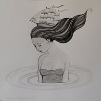 My project in Introduction to Illustration with India Ink course. Desenho artístico e Ilustração tradicional projeto de Sara - 06.04.2020