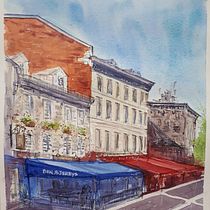 My project in Architectural Sketching with Watercolor and Ink course. Architectural Illustration project by Anna Wozniak - 04.03.2020