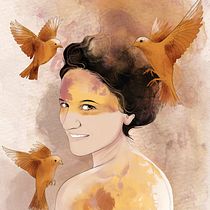 Meu projeto do curso: Técnicas de ilustração com aquarela digital. Un progetto di Disegno digitale di Sílvia Marinheiro - 03.04.2020
