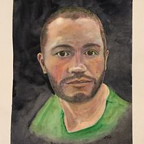 My project in Artistic Portrait with Watercolors course.  project by Jacqueline - 04.04.2020