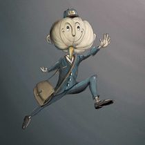 Character design Mr. Patizón. Character Design, and Traditional illustration project by Andrej Konušik - 04.04.2020