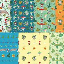 Mi Proyecto del curso: Diseño de patrones ilustrados. Een project van  van Stéphanie Weppelmann - 04.04.2020