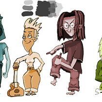 Mi Proyecto del curso: Fábrica de personajes ilustrados. Character Design project by victor_cep_95 - 04.04.2020