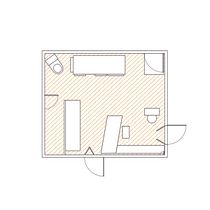 My project in Introduction to Architectural Drawing in AutoCAD course Ein Projekt aus dem Bereich Digitale Architektur von Juliette Catelle - 04.04.2020