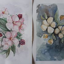 Mi Proyecto del curso: Creación de paletas de color con acuarela. Traditional illustration, Botanical Illustration, and Watercolor Painting project by Fernanda Eleias - 04.04.2020