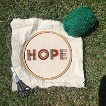 Meu projeto do curso: Letras bordadas: a linha como ferramenta gráfica. Embroider project by nataliatuler - 04.04.2020