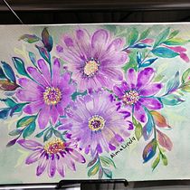 Mi Proyecto del curso: Creación de paletas de color con acuarela. Traditional illustration project by Alma Linda de Díaz - 04.05.2020