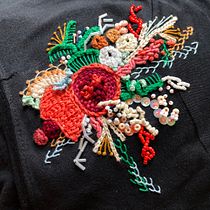 Mi Proyecto del curso: Técnicas avanzadas de bordado: puntadas y composiciones con volumen. Un projet de Broderie de Gabriela Ortiz - 17.04.2020