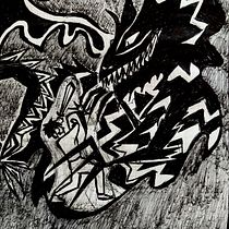 Jabberwocky. Comic, and Traditional illustration project by Anakarina Robles Trujillo - 04.05.2020