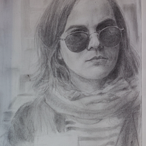 De cuando salíamos a la calle.. Desenho a lápis, Desenho de retrato, e Desenho realista projeto de paula_cortizo - 05.04.2020