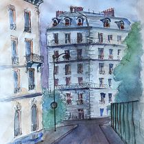 calle de Paris . Artistic Drawing project by alla.nazarova.spain - 04.05.2020