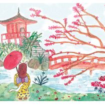 My project in Watercolor Illustration with Japanese Influence course. Un proyecto de Pintura a la acuarela de qaddoumisa - 05.04.2020