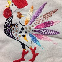 Mi Proyecto del curso: Técnicas de bordado: ilustrando con hilo y aguja. Embroider project by Azalea Haydée Balderas Ramos - 04.12.2020