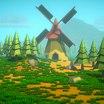 My project in Low Poly Set Modeling for Video Games course. 3D project by evolver3d - 04.05.2020