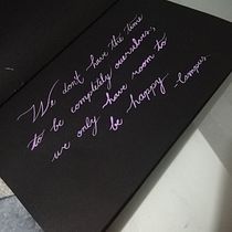 Mi Proyecto del curso: Caligrafía inglesa de la A a la Z. Fine Arts, and Calligraph project by Mayle Sánchez - 04.05.2020