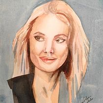 Meu projeto do curso: Retrato artístico em aquarela Ein Projekt aus dem Bereich Aquarellmalerei von lilia_tricarico - 06.04.2020