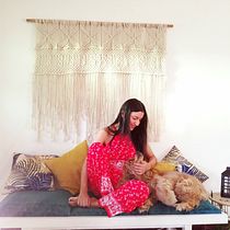 Mi Proyecto del curso: Introducción al macramé: creación de un tapiz decorativo Ein Projekt aus dem Bereich Makramee von martinezdany_s - 06.04.2020