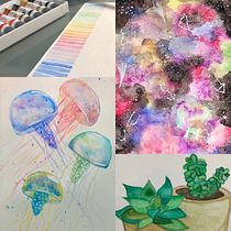 Mi Proyecto del curso: Técnicas modernas de acuarela. Watercolor Painting project by Melisa Díaz - 04.06.2020