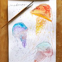 Mi Proyecto del curso: Técnicas modernas de acuarela. Traditional illustration project by Andrea Rodríguez - 04.06.2020