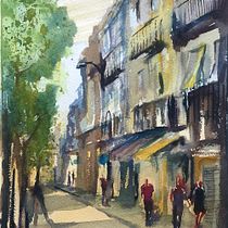 Mi Proyecto del curso: Paisajes urbanos en acuarela. Paisagismo projeto de Cristina Martín - 06.04.2020