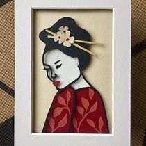 Geisha. Papercraft projeto de jesika - 06.04.2020