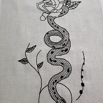 Mi Proyecto en blackwork. Un proyecto de Dibujo y Dibujo artístico de R Miranda - 14.07.2020