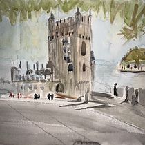 My project in Urban Landscapes in Watercolor course. Pintura em aquarela projeto de mike - 07.04.2020