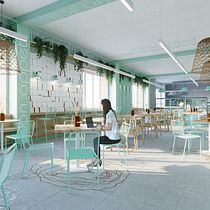 Mi Proyecto del curso: Diseño de interiores para restaurantes. Projekt z dziedziny Projektowanie wnętrz użytkownika Rada Rubtsova - 07.04.2020
