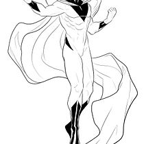 My project in Illustration for Comics: Anatomy of a Superhero course. Design de personagens, Comic, Desenho digital, Ilustração digital, e Desenho projeto de Denise - 07.04.2020