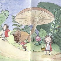 Little Red Riding Hood - lost in Wonderland My project in Narrative Techniques for Illustrated Stories course. Un projet de Illustration jeunesse, Illustration traditionnelle, Aquarelle, Stor, telling, Stor, board, Narration , et Écriture de fiction de nerdanel - 22.04.2020