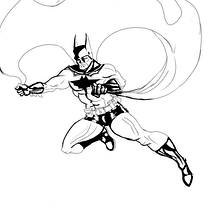 My project in Illustration for Comics: Anatomy of a Superhero course. Ilustração tradicional projeto de Daniel Miller - 09.04.2020